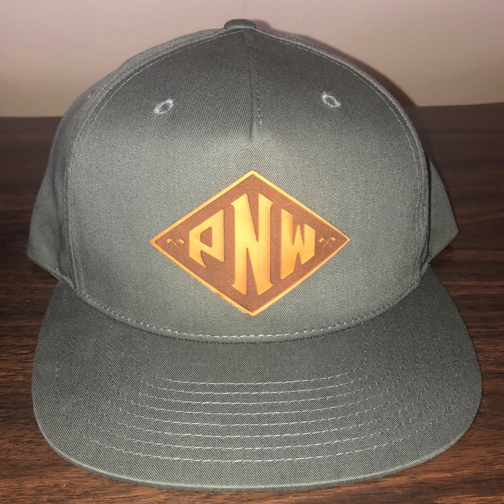 Scout Hat Leather “PNW” Diamond Patch Flint Grey
